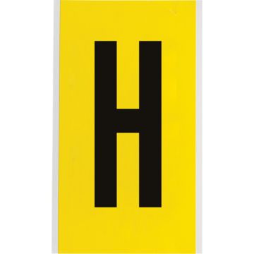 Repositionable Individual Number and Letter Label