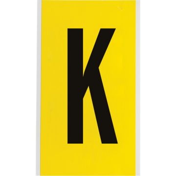 Repositionable Individual Number and Letter Label