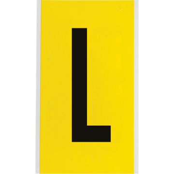 Repositionable Individual Number and Letter Label