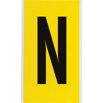 Repositionable Individual Number & Letter Label
