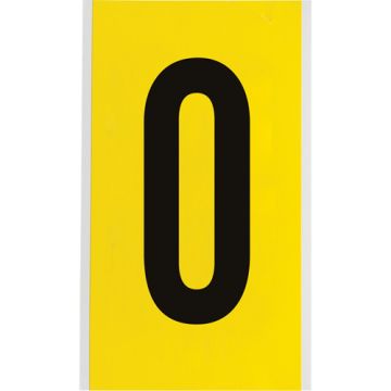 Repositionable Individual Number & Letter Label