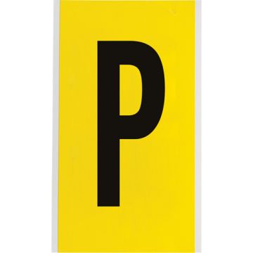 Repositionable Individual Number & Letter Label