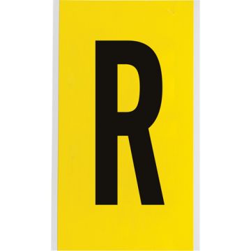 Repositionable Individual Number & Letter Label
