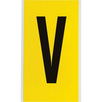 Repositionable Individual Number & Letter Label