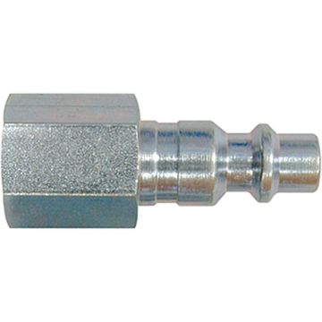 Quick Couplers - 1/4" Industrial, One Way Shut-off - Plugs