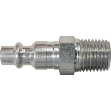 Quick Couplers - 1/4" Industrial, One Way Shut-off - Plugs