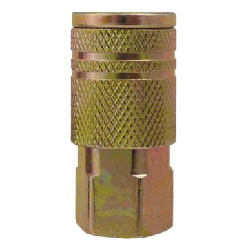 Quick Couplers - 1/4" Industrial, One Way Shut-Off - Manual Couplers