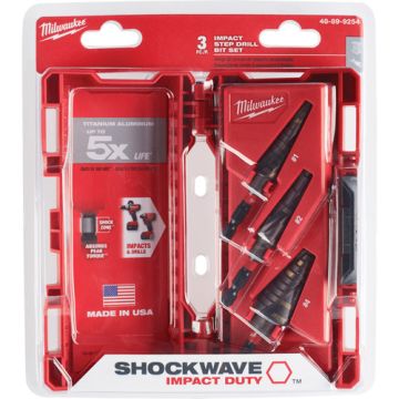 Shockwave™ Impact Duty™ Step Drill Bit Set