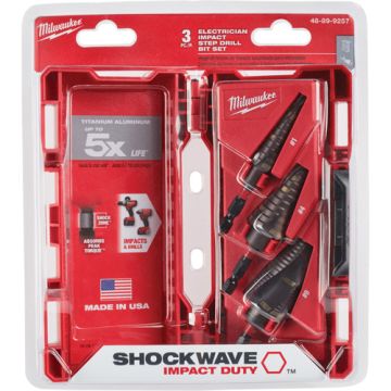 Shockwave™ Impact Duty™ Step Drill Bit Set