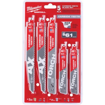 Sawzall® Carbide Teeth Blade Set