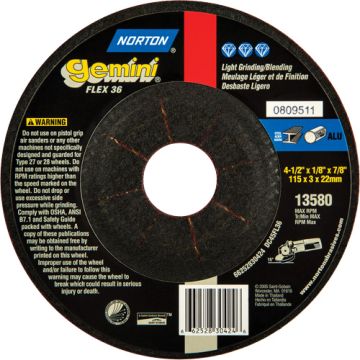 Gemini® Flexible Mini Disc Depressed Centre Wheel