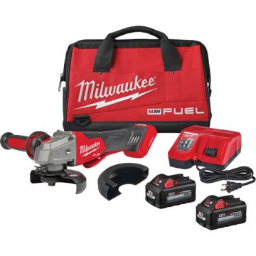 M18 Fuel™ No-Lock Braking Grinder with One-Key™ Paddle Switch Kit