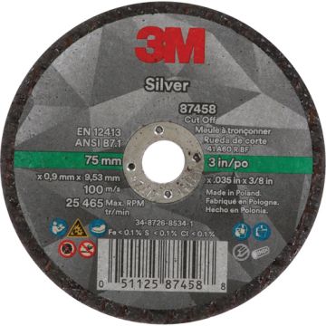 Silver Cut-Off Wheel