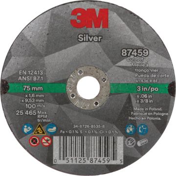 Silver Cut-Off Wheel