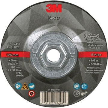 Quick Change Silver Depressed Centre Grinding Wheel 87446