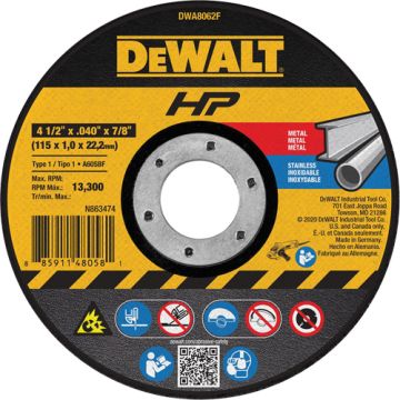 HP™ Metal Cut-Off Wheel