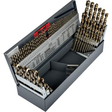 Heavy-Duty Jobber Length Combination Drill Bit Set