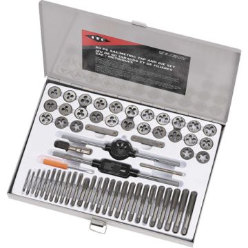 SAE/Metric Alloy Tap & Die Set