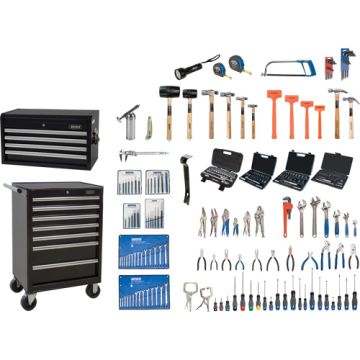 Master Tool Set with Steel Chest and Cart