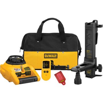 Interior and Exterior Rotary Laser Level Kit