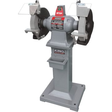 Heavy-Duty Bench Grinder With Floor Stand