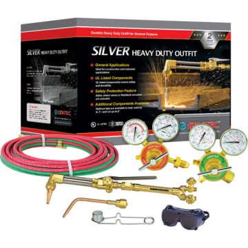 Silver Heavy-Duty Welding & Cutting Outfi ts