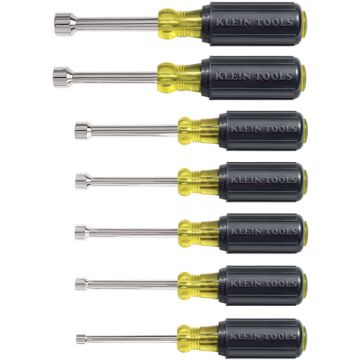 7-Pc Cushion Grip Nut Driver Sets-3" SHAFTS