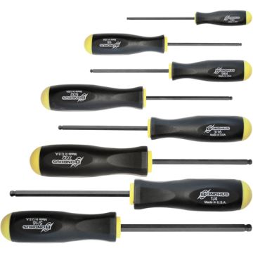 Ball Driver Screwdriver Sets - SAE