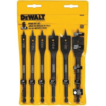 Heavy-Duty Spade Bit Set