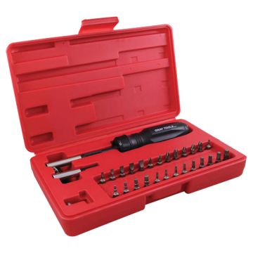 Gearless Screwdriver Set In Plastic Storage Case