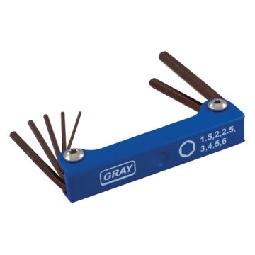 Folding Hex Key Set