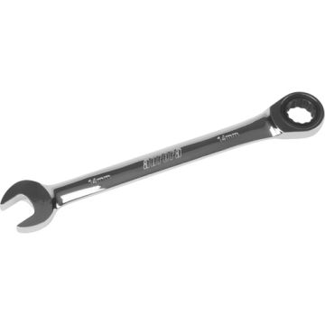 Metric Ratcheting Combination Wrench