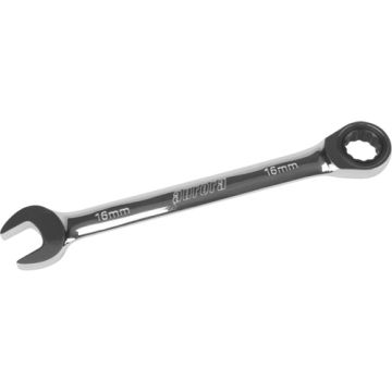 Metric Ratcheting Combination Wrench