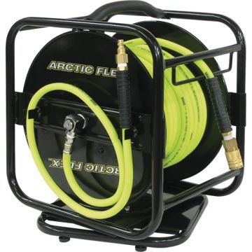 Manual Hose Reel with Hybrid Polymer Air Hose