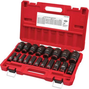 Shockwave™ Impact Duty™ SAE 6 Point Socket Set