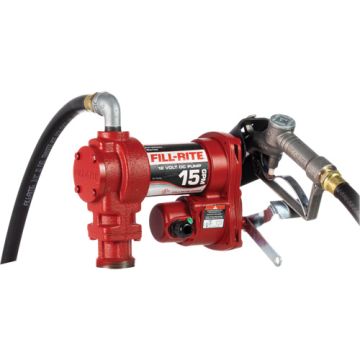 Heavy-Duty Fuel Transfer Pump with Manual Nozzle