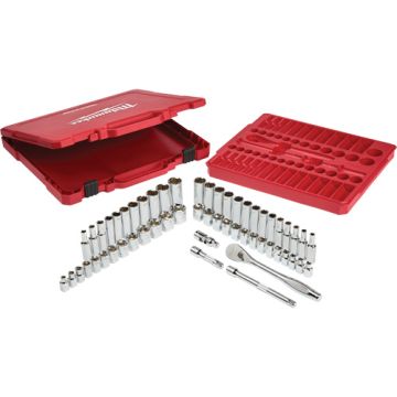 SAE & Metric Ratchet & Socket Set