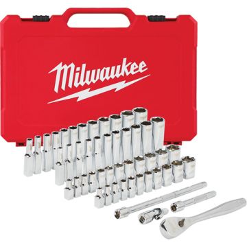 SAE & Metric Ratchet & Socket Set