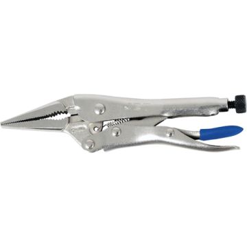 Long Nose Locking Pliers with Wire Cutter