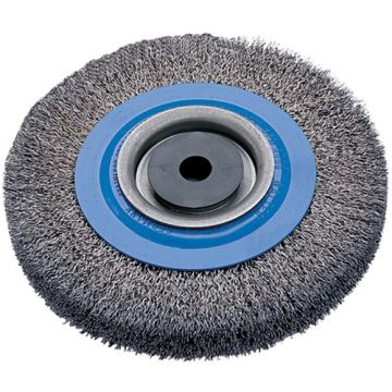 Crimped Wire Bench Wheel Brush