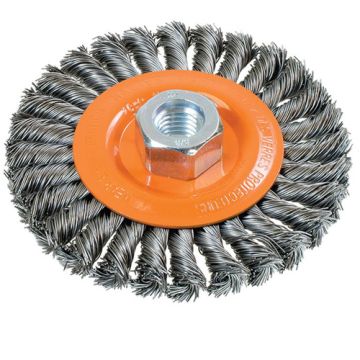 Wide Knotted Wire Wheel Brush