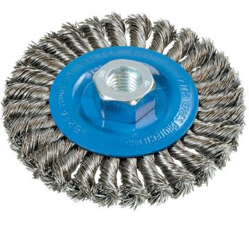 Wide Knotted Wire Wheel Brush