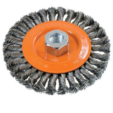 Wide Knotted Wire Wheel Brush