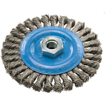 Wide Knotted Wire Wheel Brush