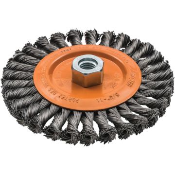 Wide Knotted Wire Wheel Brush