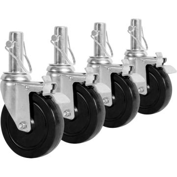 Set of Casters for Scaffolding