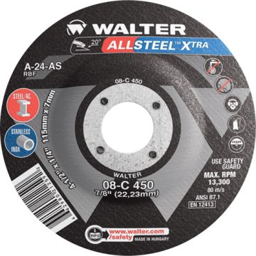 Allsteel Xtra™ Depressed Centre Grinding Wheel