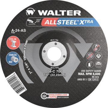 Allsteel Xtra™ Depressed Centre Grinding Wheel