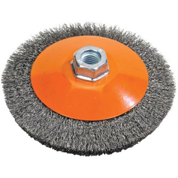Saucer Crimped Wire Wheel