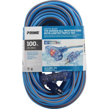 Arctic Blue™ TPE-Rubber Extension Cord